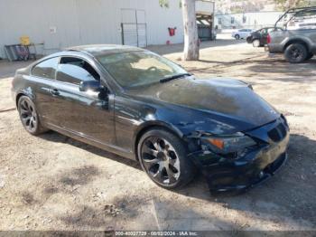  Salvage BMW 6 Series