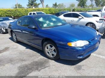  Salvage Chevrolet Monte Carlo