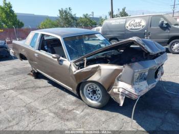  Salvage Oldsmobile Cutlass Supreme