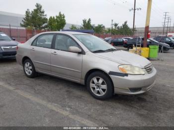  Salvage Toyota Corolla