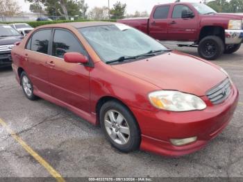  Salvage Toyota Corolla