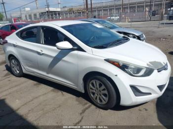  Salvage Hyundai ELANTRA