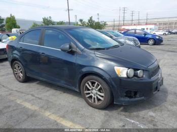  Salvage Chevrolet Sonic