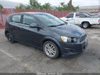  Salvage Chevrolet Sonic