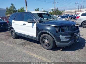  Salvage Ford Utility Police Intercepto