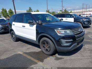  Salvage Ford Police Interceptor Utilit