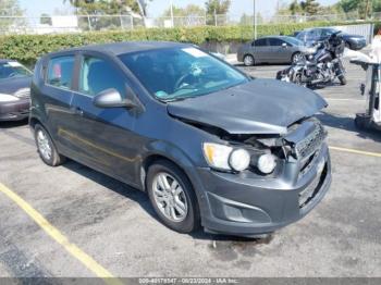  Salvage Chevrolet Sonic