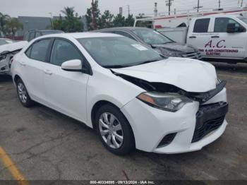  Salvage Toyota Corolla