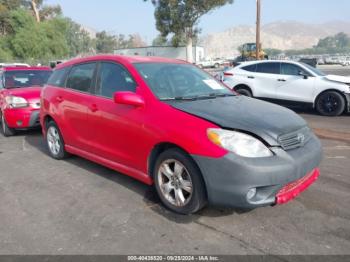  Salvage Toyota Matrix