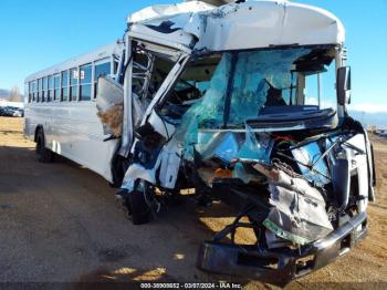  Salvage Blue Bird School Bus   Transit Bus