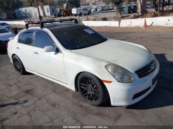  Salvage INFINITI G35