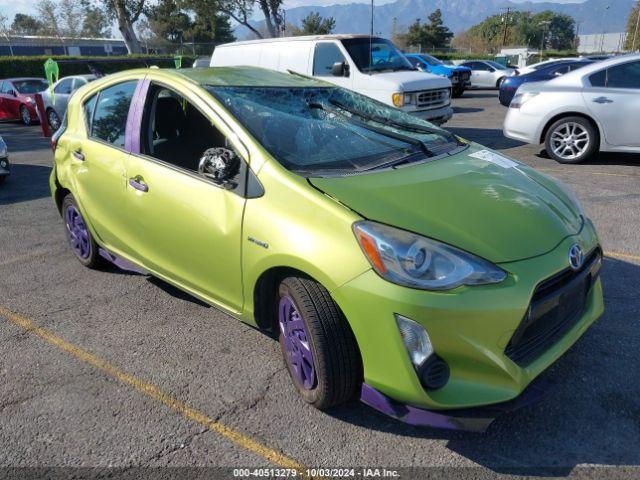  Salvage Toyota Prius c