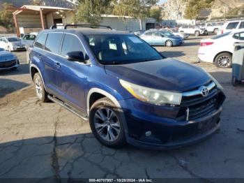  Salvage Toyota Highlander