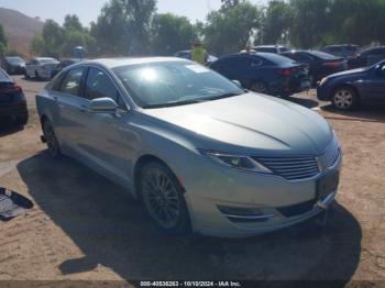  Salvage Lincoln MKZ Hybrid