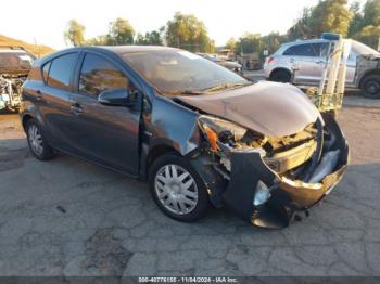  Salvage Toyota Prius c