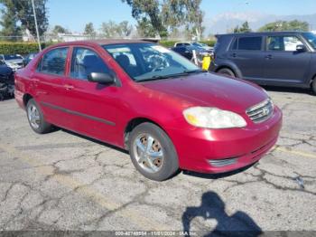  Salvage Toyota Corolla