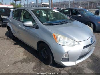  Salvage Toyota Prius c