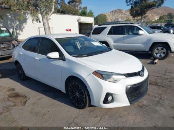  Salvage Toyota Corolla