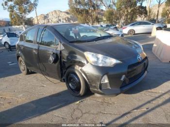  Salvage Toyota Prius c