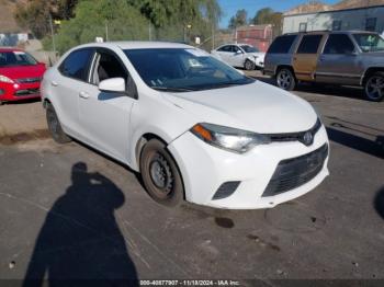  Salvage Toyota Corolla