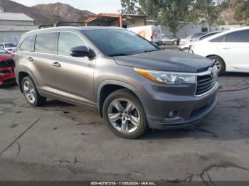  Salvage Toyota Highlander