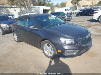  Salvage Chevrolet Cruze