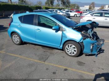  Salvage Toyota Prius c