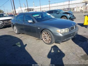  Salvage BMW 7 Series