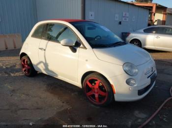  Salvage FIAT 500c