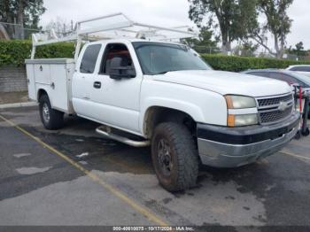  Salvage Chevrolet Silverado 2500