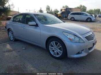  Salvage INFINITI G37