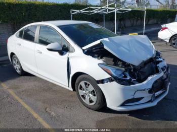  Salvage Chevrolet Cruze