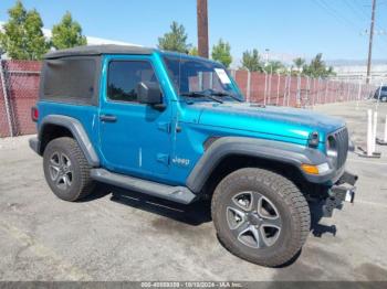  Salvage Jeep Wrangler