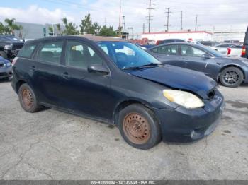  Salvage Toyota Matrix