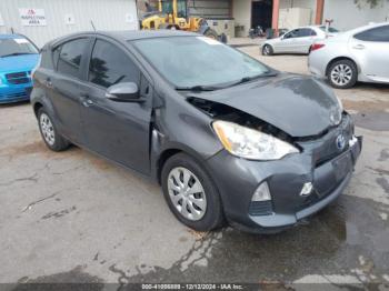  Salvage Toyota Prius c