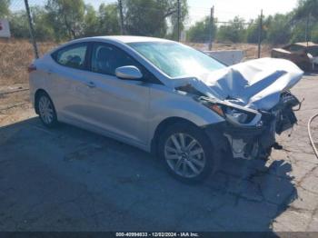  Salvage Hyundai ELANTRA