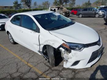  Salvage Toyota Corolla