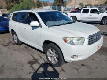  Salvage Toyota Highlander