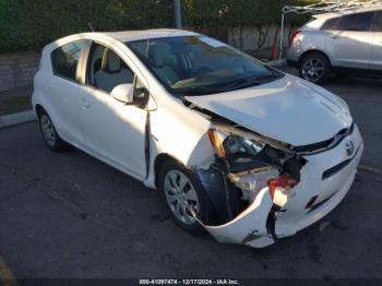  Salvage Toyota Prius c