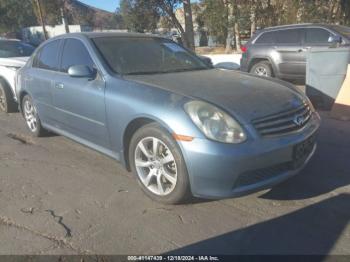  Salvage INFINITI G35