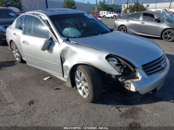  Salvage INFINITI G35