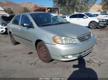  Salvage Toyota Corolla