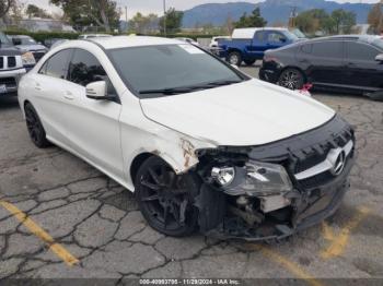  Salvage Mercedes-Benz Cla-class