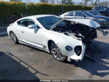  Salvage Bentley Continental Gt