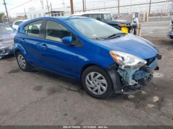  Salvage Toyota Prius c