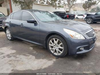  Salvage INFINITI G37x