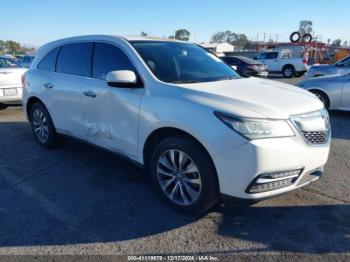  Salvage Acura MDX