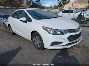  Salvage Chevrolet Cruze