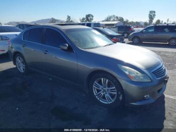  Salvage INFINITI G37