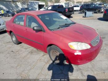  Salvage Toyota Corolla